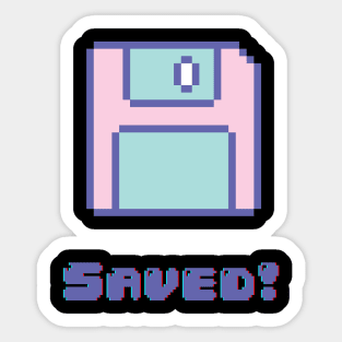 Saved game Sticker